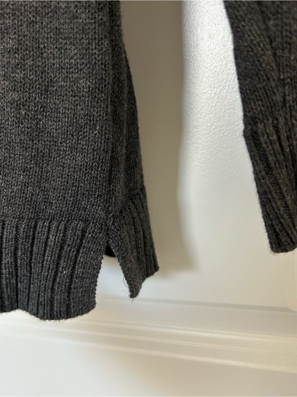 Christopher & Banks Scottie Dogs Gray Sweater L Cotton Preppy Whimsical Classic - Picture 4 of 8
